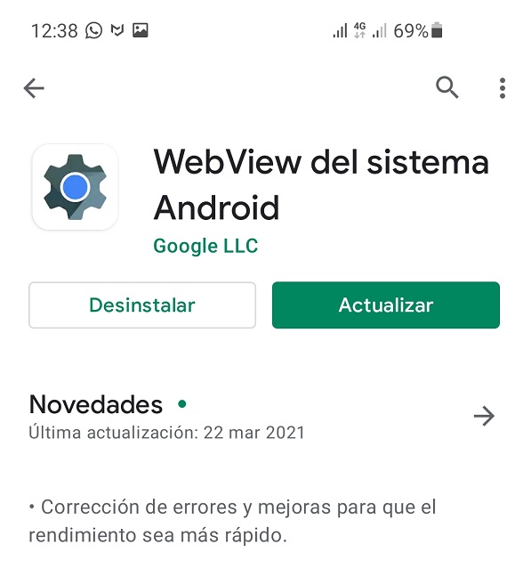 web view
